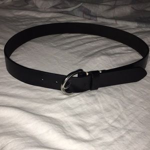 Black trouser belt